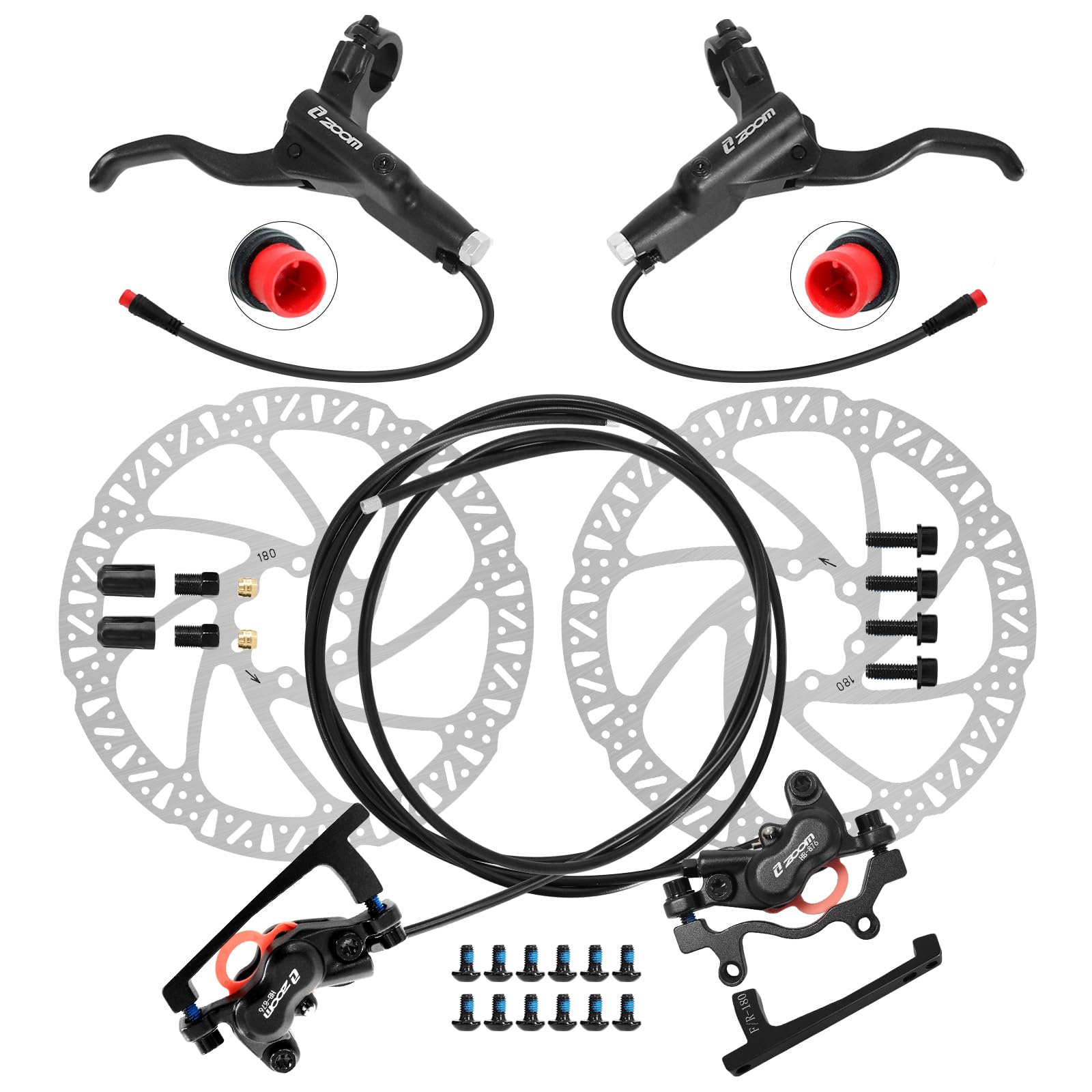 Set Freni a Disco Idraulici ZO - Zoom Hydraulic Brake 4 Piston E-Scooter recensione e prezzo
